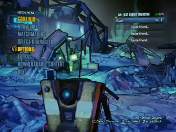 Borderlands - The Pre-Sequel (USA) (Pre-Order Theme) screen shot game playing